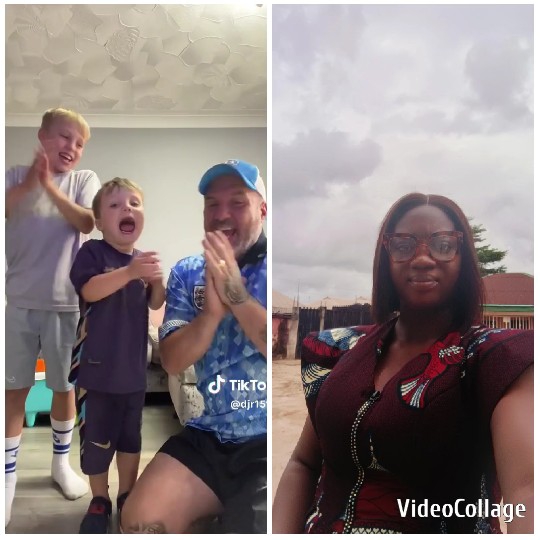 Clapping Children with Joyful Man