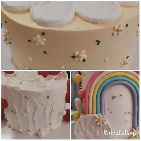 Three Beautifully Decorated Cakes