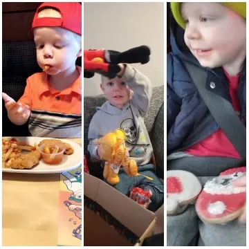 Child Enjoying Food and Activities