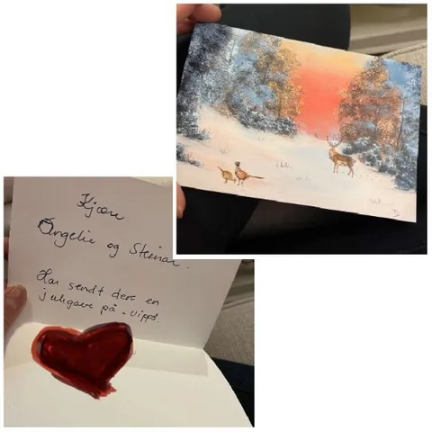 Winter Scene Greeting Card