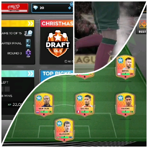 Soccer Game Draft Screen