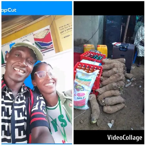 Smiling Friends and Food Items