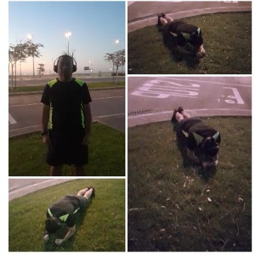 Person Exercising Outdoors