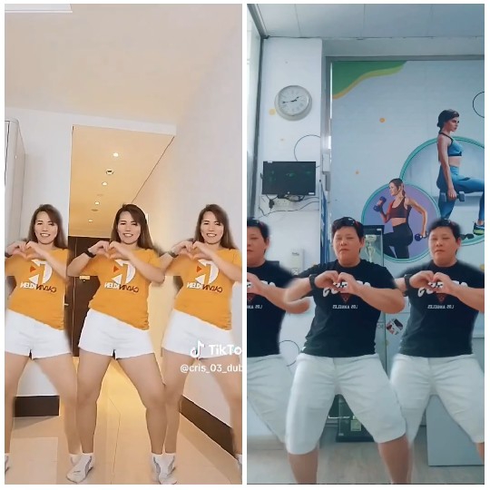 Synchronized Dance Performance On Stage