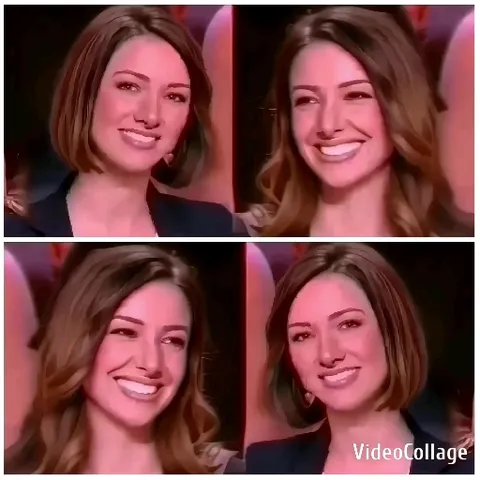 Smiling Woman Showcasing Different Expressions