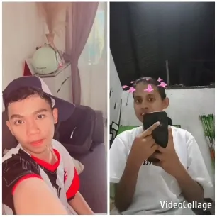 Selfies with Flower Filter Indoors