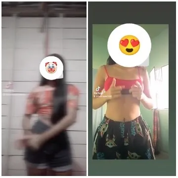 Clown and Heart Eyes Emoji Comparison