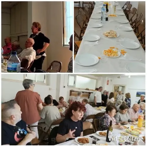 Communal Meal with Friends Gathering