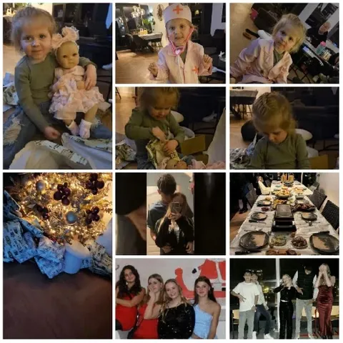 Festive Scenes with Family and Friends