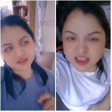Split Screen of Person's Expressions