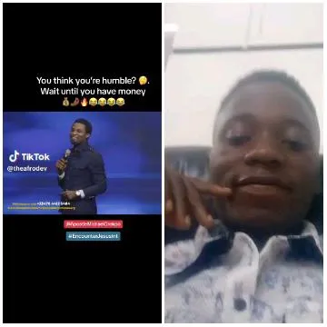 TikTok Screenshot and Person's Selfie