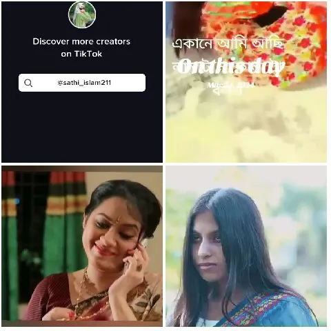 TikTok Search and Smiling Women