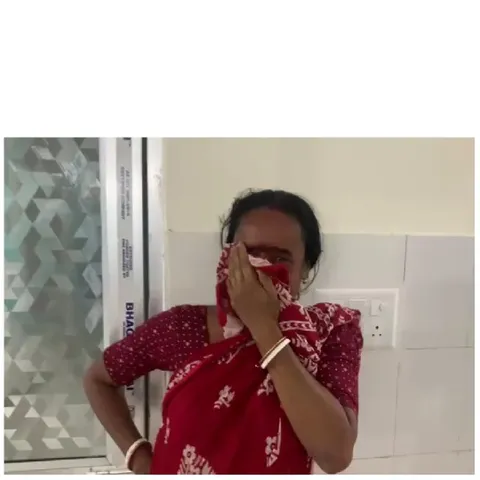 Woman in Traditional Outfit Indoors