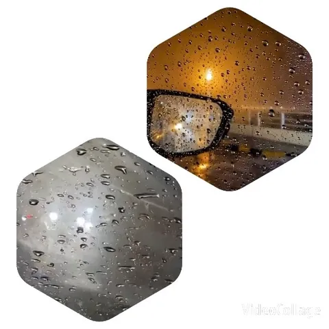 Rainy Window Views with Car