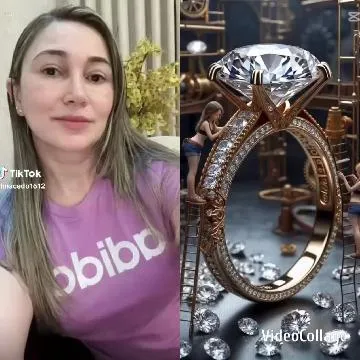 Indoors with Plant and Diamond Ring