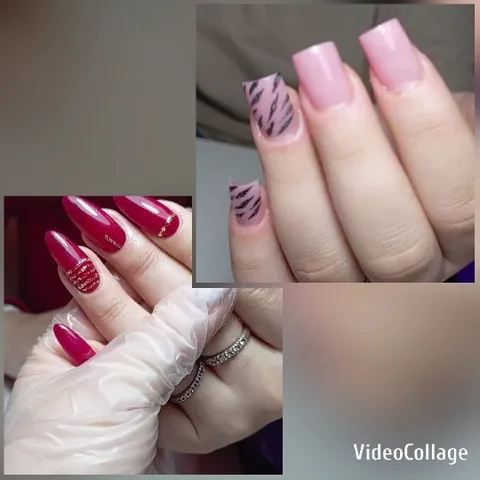 Close-Up of Manicured Nails