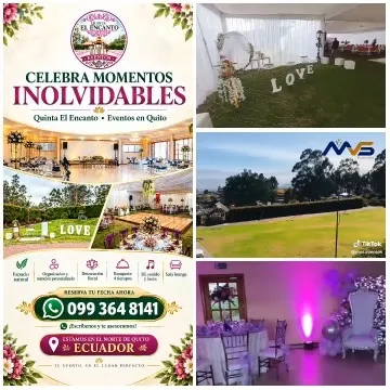 Indoor Venue Decorations at Quinta El Encanto