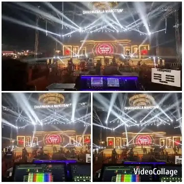 Stage Setup for Dharmasala Mahotsav