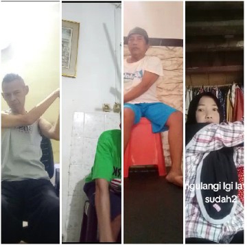 Four Individuals in Casual Settings