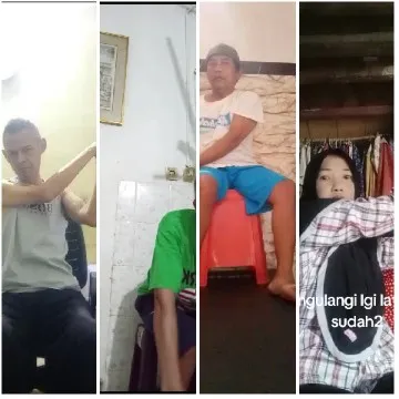 Four Individuals in Casual Settings