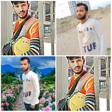 Man in Varied Outfits Outdoors