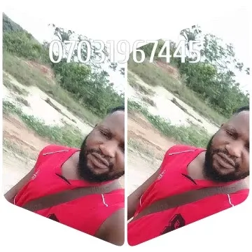 Mirrored Man in Red Shirt