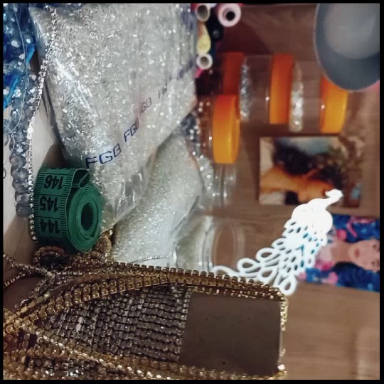 Variety of Crafting Materials Displayed