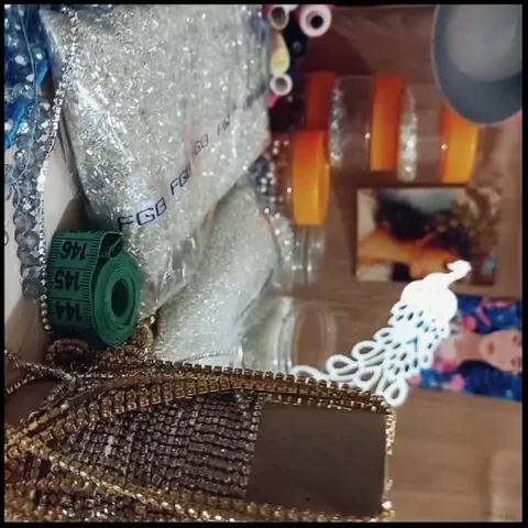 Variety of Crafting Materials Displayed