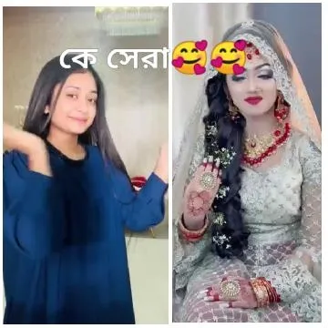 Bridal Attire and Smiling Gestures