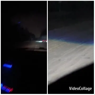 Dimly Lit Road Journey