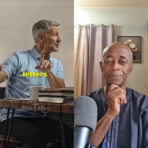 Men Gesturing and Speaking at Table