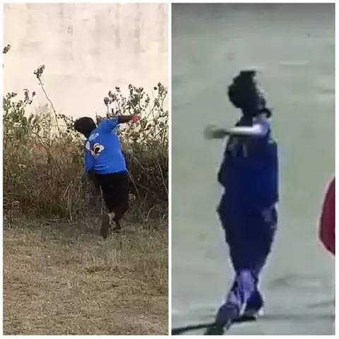 Person Running on Grass and Field