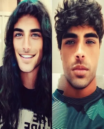 Person Smiling with Hair Transformation