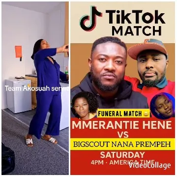 Dancing in Blue Outfit and Match Promo