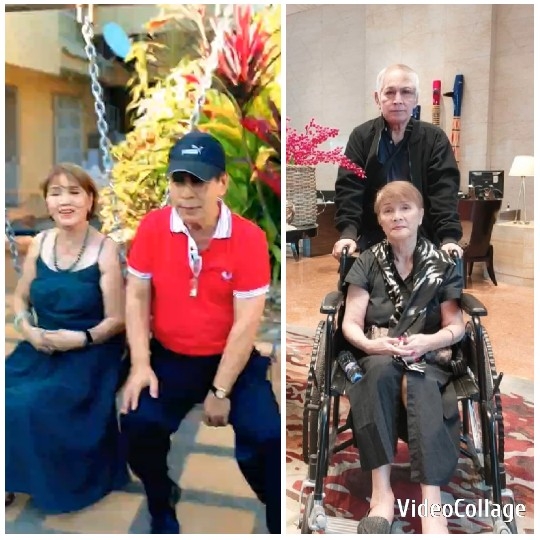Couple on Swing and Older Pair