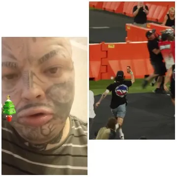 Close-Up Tattoos and Running Group
