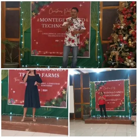 Christmas Party Performances on Stage