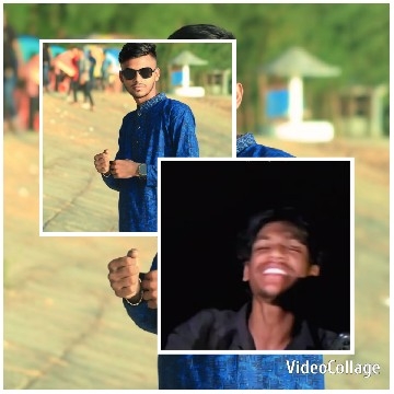 Man with Sunglasses and Smiling Friend
