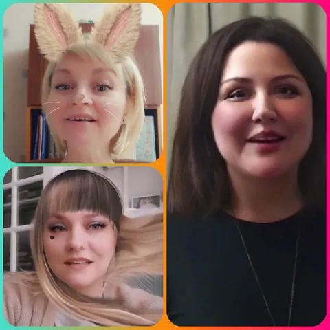 Three Women with Fun Filters