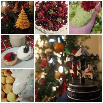 Festive Foods and Christmas Decorations