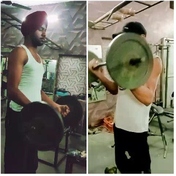 Men Lifting Weights at Gym