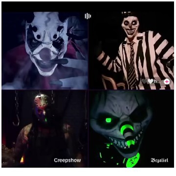 Costumed Characters in Four Quadrants