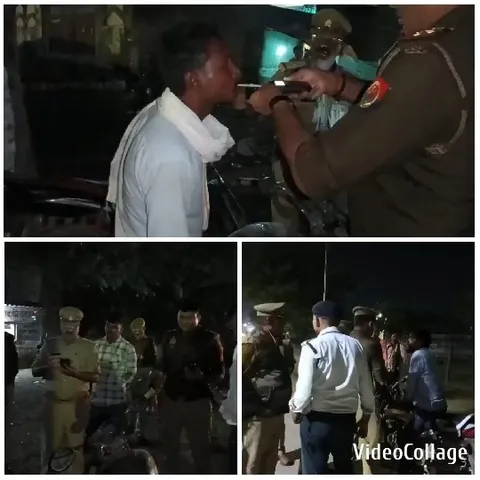 Breathalyzer Test Under Police Supervision
