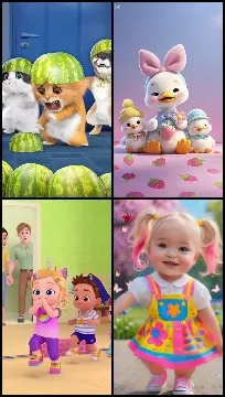 Animated Animals and Children Fun