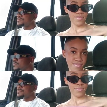 Two Friends Inside a Car