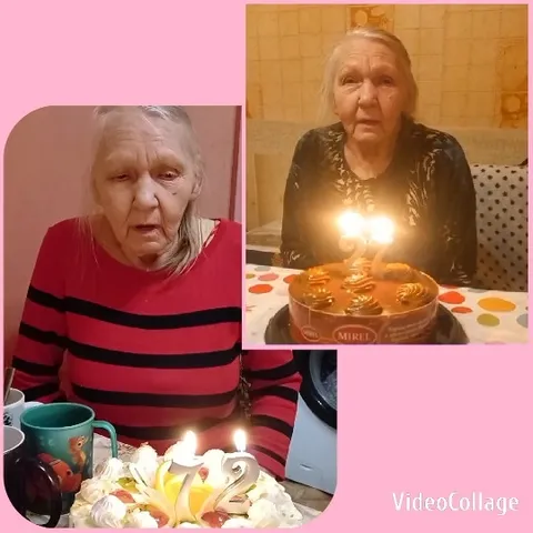 92nd Birthday Celebration with Cake