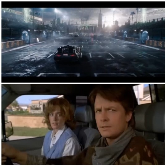 Futuristic Car on Wet Racetrack