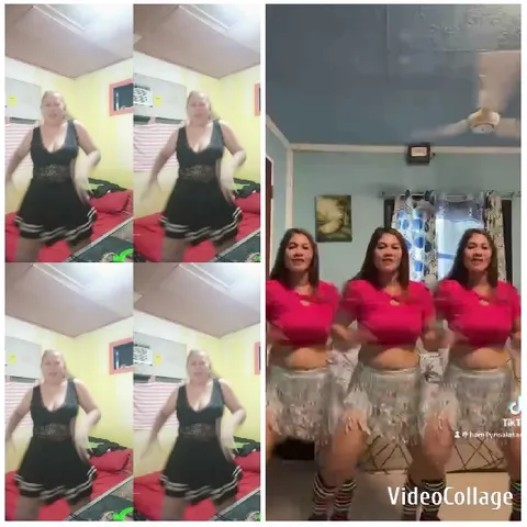 Dancers in Room with Blue Walls