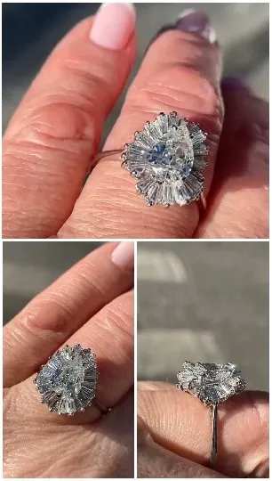 Ornate Ring with Gemstones in Views