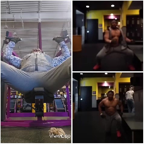 Dumbbell Press and Exercise Ball